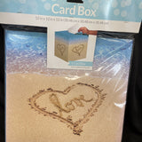 Beach Love Card Box 12”x12” by Creative Converting