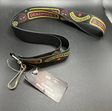 Marvel Deadpool's Chimichangas LANYARD Black  Stretch  BuckleDown WDP0670