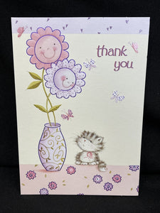 Thank You Greeting Card w/Envelope