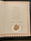 Happy Thanksgiving Greeting Card w/Envelope