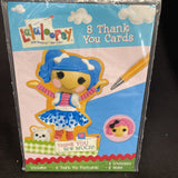 Lalaloopsy Adventure Rag Doll Nick Jr Birthday Party Thank You Notes Cards