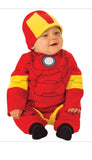 Marvel Classic Iron Man Infant Boys Jumpsuit Halloween Costume 6-12 Months0