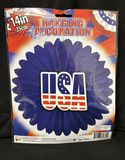 Forum Novelties Patriotic USA 14" Hanging Decoration