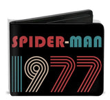 SPIDER-MAN Bi-Fold Wallet - Classic SPIDER-MAN 1977 Black Red White Blue