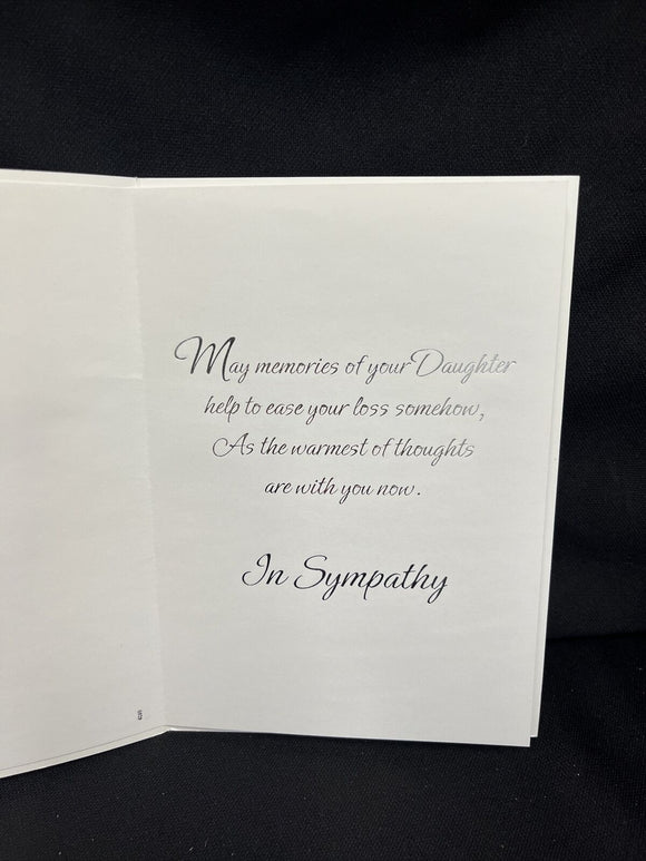 Sympathy for Loss of Daughter Greeting Card w/Envelope