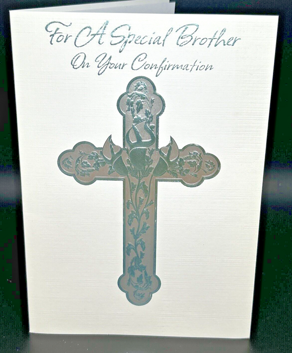 Congratulations Brother on Confirmation Greeting Card w/Envelope
