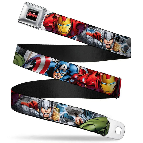 MARVEL AVENGERS MARVEL AVENGERS Logo Seatbelt Belt - WAV012