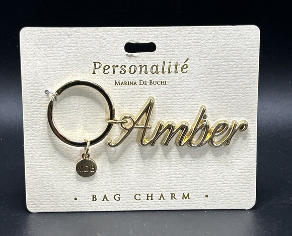 Personalite Marina De Buchi Personalized Bag Charm Amber