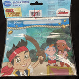 Jake and  the Never land Pirates Loot Treat Bag Decoration Birthday Party Supply