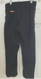 Rawlings Youth Pants Athletic Apparel Elastic Waist Band Baseball Black XL