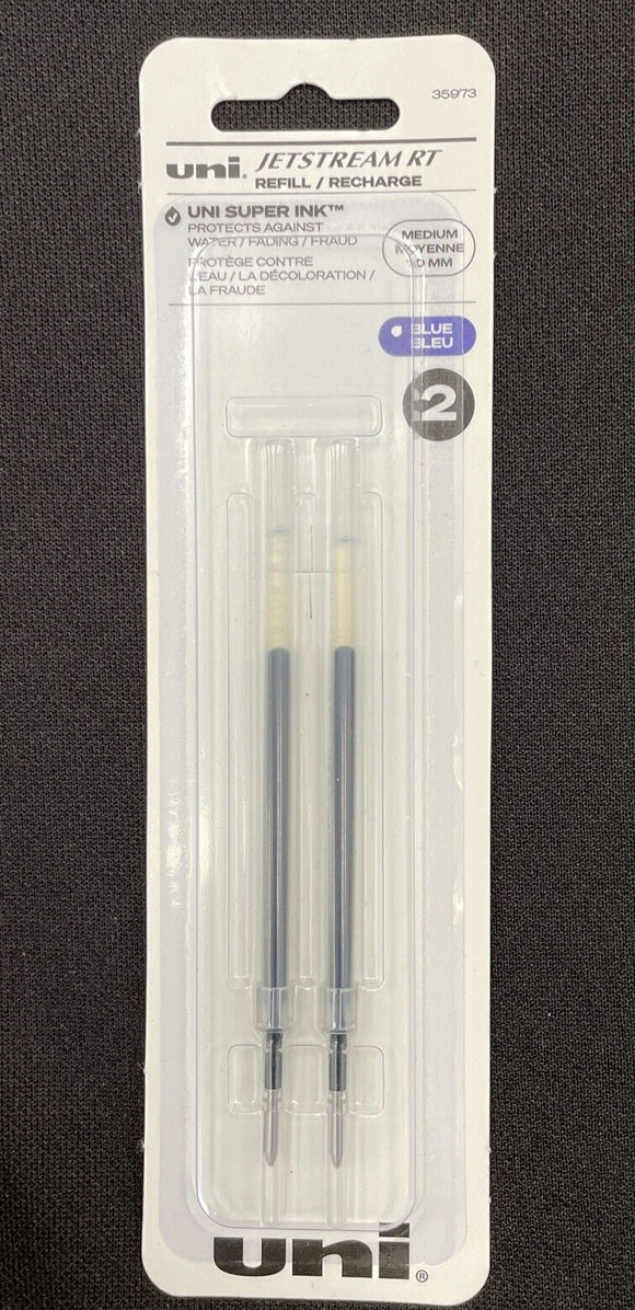 Jetstream Rt Retractable Ballpoint Pen Ink Pen Refills Medium Point 1.0mm Blue 2