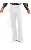 Disco 70s White Costume Pants For Men White 40”1