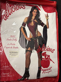 VOODOO DOLLY Doll Costume Sexy Hoodoo Witch Doctor Gypsy Dress Adult XS / S 0 22