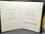 For Boy Thanksgiving Greeting Card w/Envelope