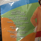 Scooby Doo Velma Dinkley Kids Size Large 12-14 Costume1