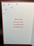 Merry Christmas Godson Greeting Card w/Envelope