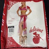 3 WISHES BELLY DANCER ARABIAN GENIE I DREAM OF JEANNIE SEXY WOMENS COSTUME XS1