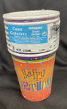 Lively Birthday 9 Oz. Paper Cups 8Ct