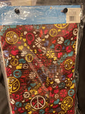 Peace and Love Hippie Child Girls Small 4-6 Costume Dress Vest Boot Covers