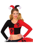Harley Quinn Crop Top DC Comics  Halloween Adult M/L 6-14 Costume Accessory0