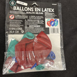 Spies in Space  Latex Balloons 6ct