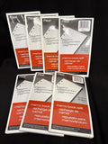 6 Ring Memo Book Refill, College Rule, 6Hp, 6 3/4 X 3 3/4, 80 Sheets Set of 72