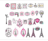 Day in Paris Cutouts Mega Value Pack 30 Ct