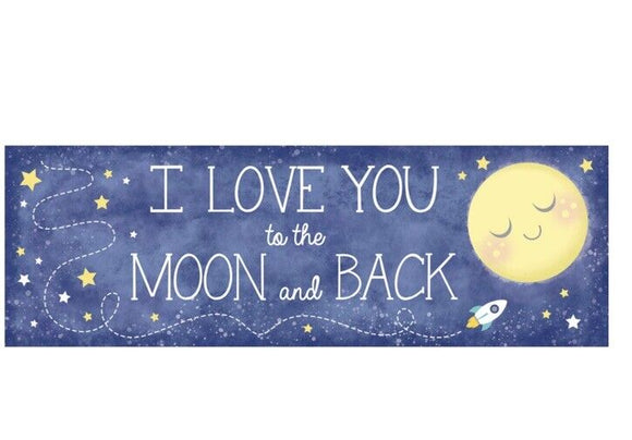 Creative Converting to the Moon and Back Giant Party Banner 20”x60”