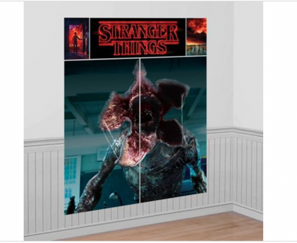 Stranger Things Demogorgon Scene Setter Party Wall Decoration Hawkins Netflix