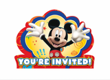 Disney Mickey Mouse Clubhouse Birthday Party Invitations & Envelopes 8ct.