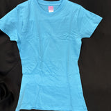 LAT Junior Tshirt Size Medium Turquoise 35161