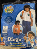 Go Diego Go! Deluxe Diego Child Halloween Costume Medium Size 8-10
