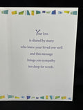 Sympathy Greeting Card w/Envelope
