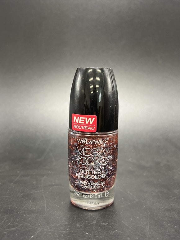 wet n wild***MEGA ROCKS***GLITTER Nail Color #498 AT WILL CALL~~0.42 fl oz~~NEW