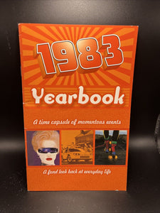 1983 Yearbook, A Time Capsule Of Momentous Events w/Envelope