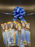 Instant 4" Pull Bows Royal Blue 10 Pack Rubies II