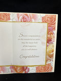 Congratulations and Best Wishes Greeting Card w/Envelope