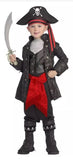 CAPTAIN BLACK PIRATE CHILD TODDLER BOYS Size 2-4 HALLOWEEN COSTUME