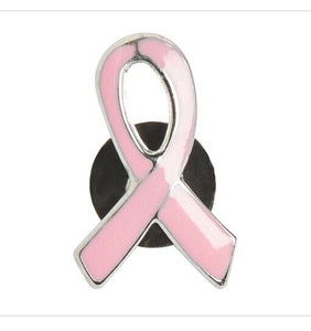 12 Pins Pink Ribbon Breast Cancer Awareness Tac Pin ~ Bulk Pack ~ Great Giveaway