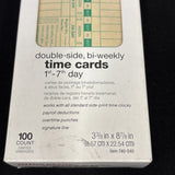 Office Depot Double Sided Biweekly Time Cards 17th Day 3