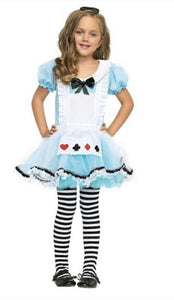 Adorable Alice in Wonderland Girls Costume Small 4-6