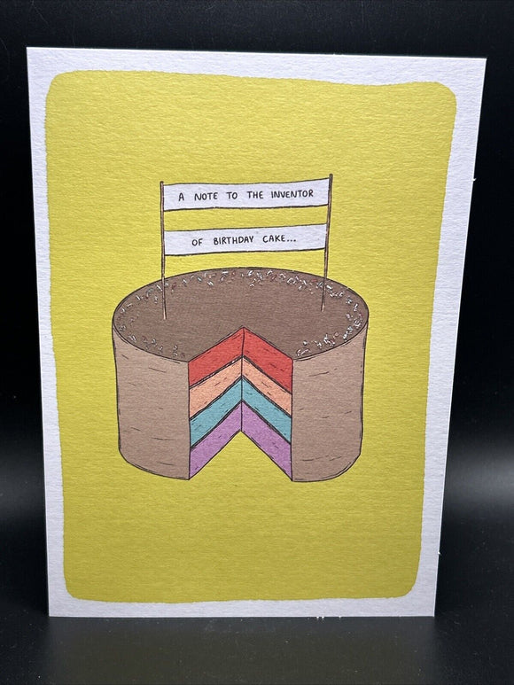 Happy Birthday Greeting Card w/Envelope