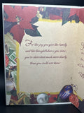 Merry Christmas Grandfather Greeting Card w/Envelope
