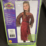 Child Girls Gothic Enchantress Dress up Costume Halloween Size Small 4-6