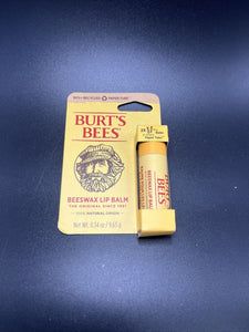 Burts Bees Original Beeswax Lip Balm, 0.34 OZ