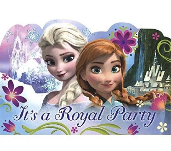 FROZEN Birthday Party Invitations Pack of 8 Kids Children Disney Invites