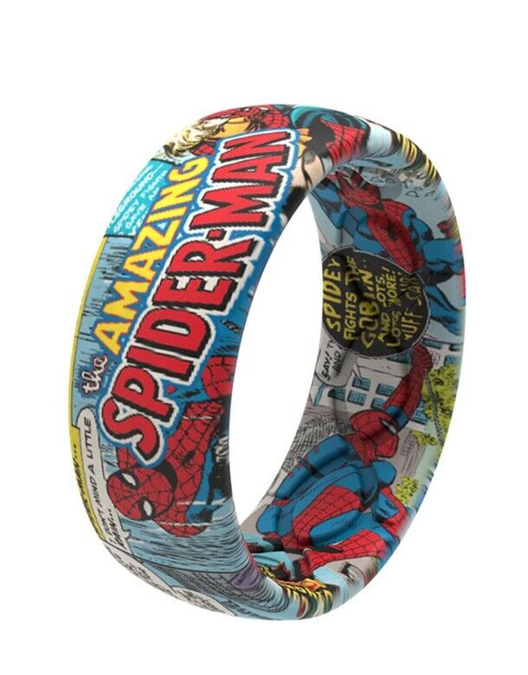 GROOVE LIFE SPIDER-MAN CLASSIC COMIC RING SIZE 11 SILICONE