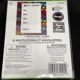 Colorful Dots 13th Birthday Invitations 8ct Party