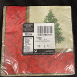 Amscan Classic Christmas Tree Dinner Napkins 16 Ct 2ply