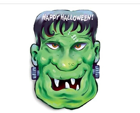 Halloween Packaged Cards, Frankenstein’s Monster Design (8 Cards w/Envelopes)